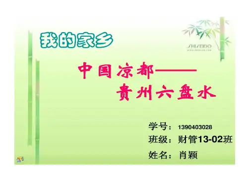 我家乡中国凉都贵州六盘水共19页