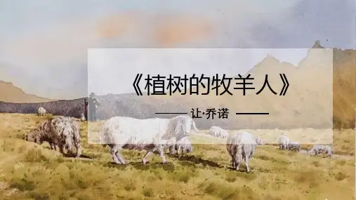 第13课 《植树的牧羊人》七年级语文上册课件