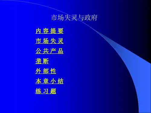 公共物品的分类 PPT课件
