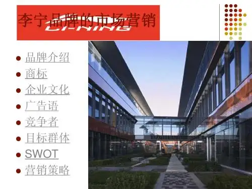 李宁品牌的市场营