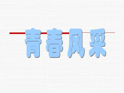 浙美版美术 八年级下册 6.青春风采 (共14张PPT)