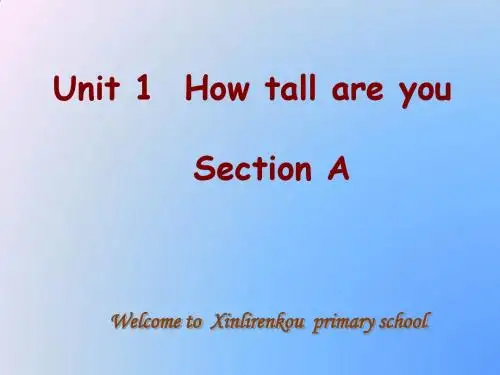How_tall_are_you课件