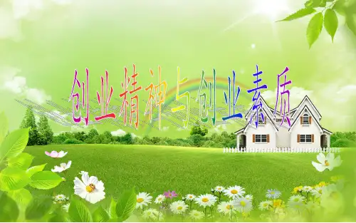 创业精神与创业素质