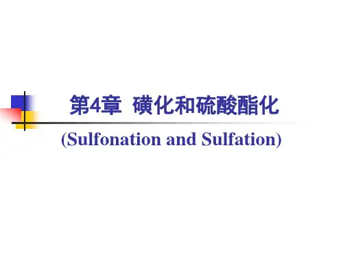 精细有机合成化学与工艺学第四章
