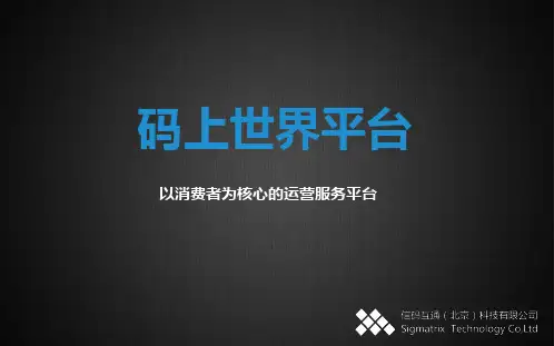 二维码营销平台(PDF 37页)