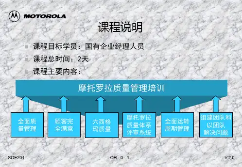 走向六西格玛的六个步骤