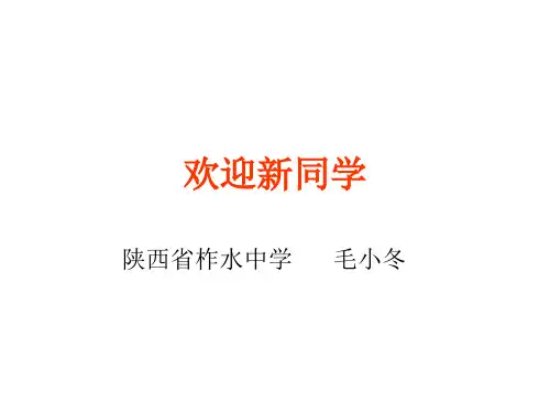 高中化学必修一开学第一课 课件 (共25张PPT)