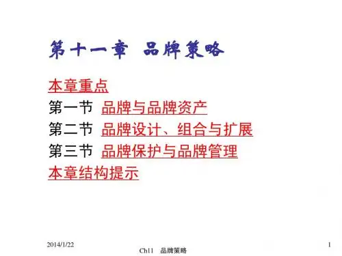 Ch11 品牌策略
