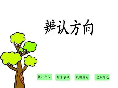 《辨认方向》课件