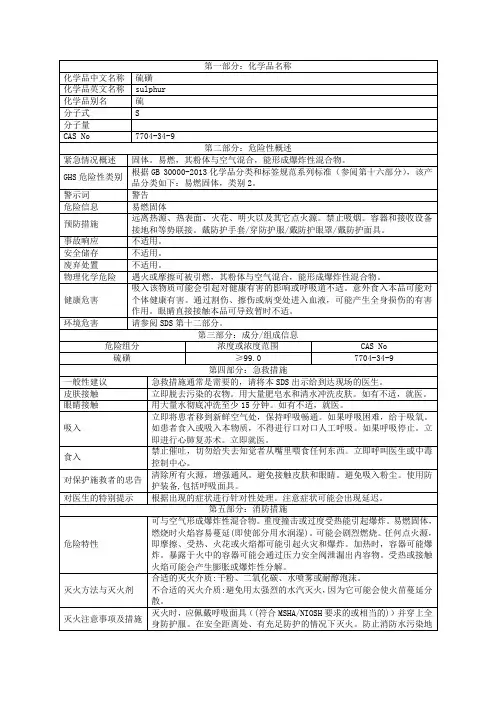 硫磺