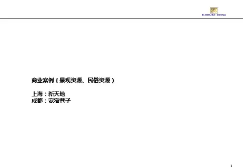 特色商业街案例集锦汇总