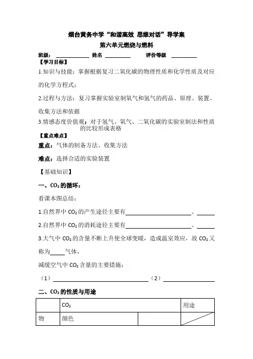 二氧化碳教案