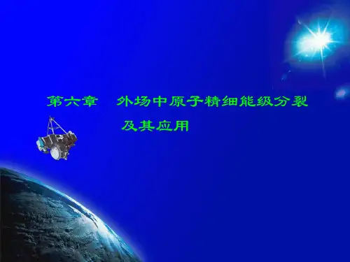 6章 外场中原子精细能级分裂