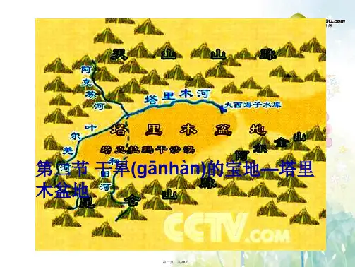 八年级地理下册 第八章 第二节 干旱的宝地塔里木盆地课件 (新版)新人教版