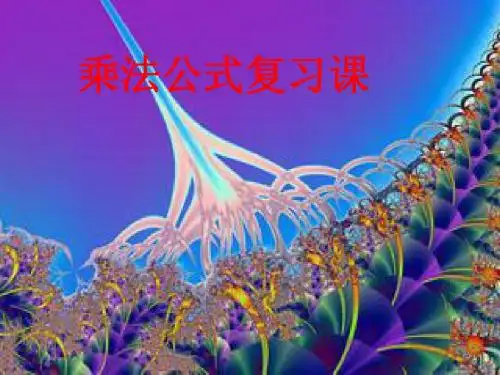 15.2.3乘法公式复习