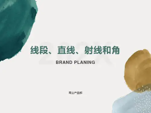 直线射线线段和角