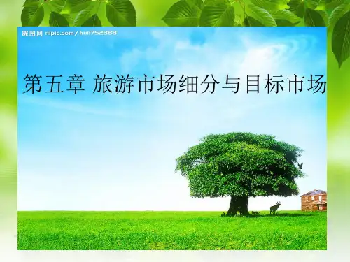 旅游市场细分与市场定位