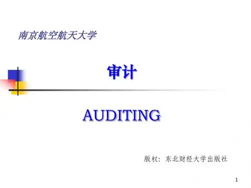 审计课件(最全版本)