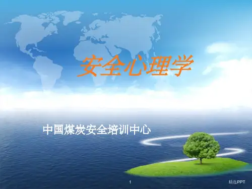 《安全心理学》PPT课件