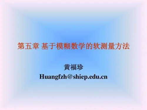 05基于模糊数学的软测量方法