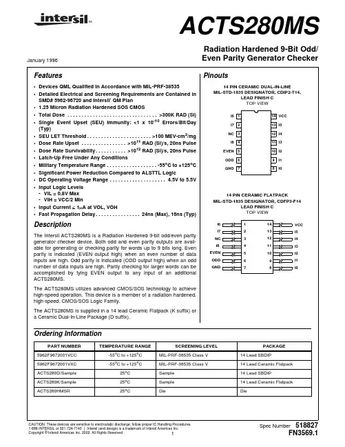ACTS280D中文资料