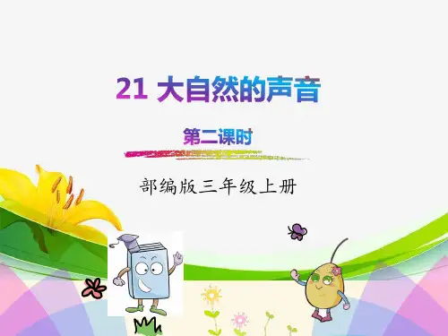 大自然的声音课件20
