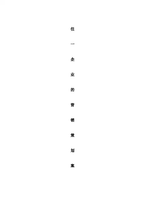 华为市场营销策划 2