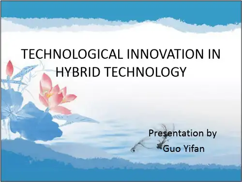 TECHNOLOGICAL INNOVATION IN HYBRID TECHNOLOGY
