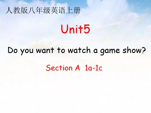 人教英语八年级上册 Unit5 Section A  1a-1c 公开课一等奖优秀课件