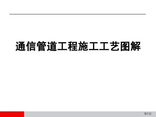 通信管道工程施工工艺图解