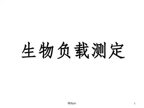 生物负载测定