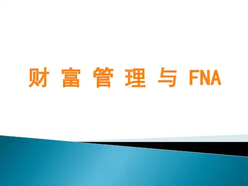 财富管理与FNA模板