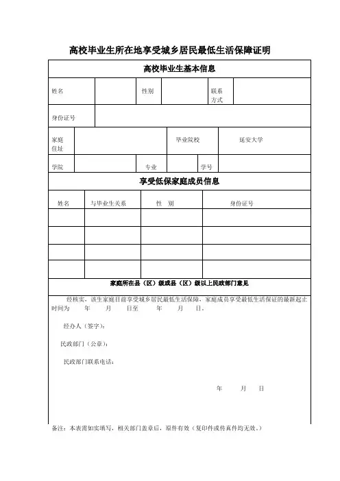 高校毕业生基本信息