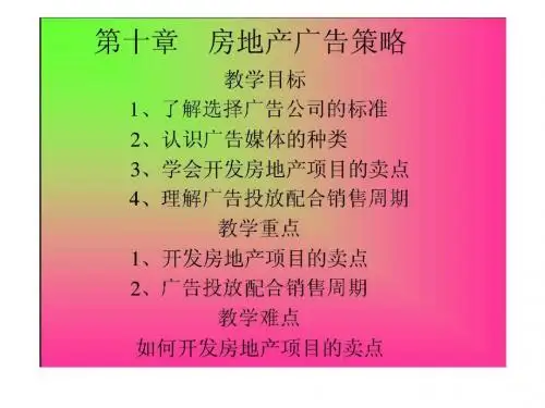房地产市场营销第十章房地产广告策略