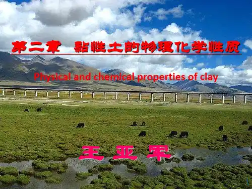 2.第二章黏性土的物理化学性质
