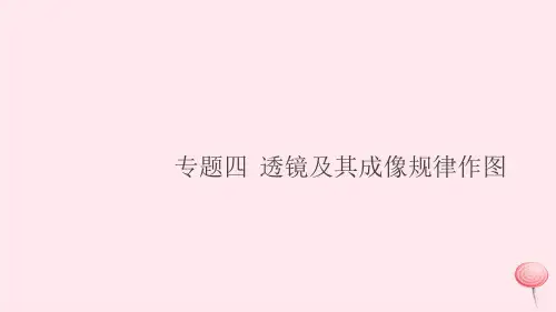 2019秋八年级物理全册专题四透镜及其成像规律作图习题课件(新版)沪科版