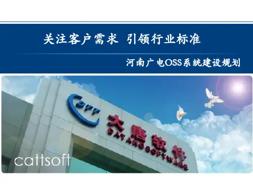 河南广电OSS系统规划