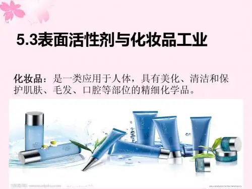 精细化学——化妆品章节课件