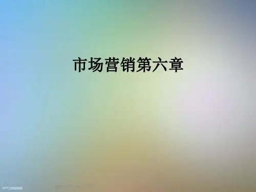 市场营销第六章