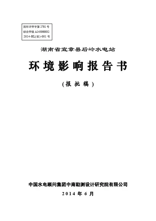 环境评价报告