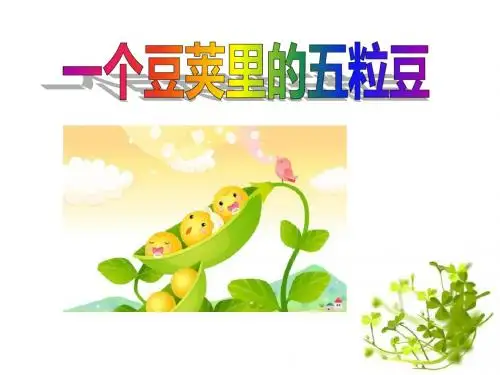 《一个豆荚里的五粒豆》研究课ppt课件