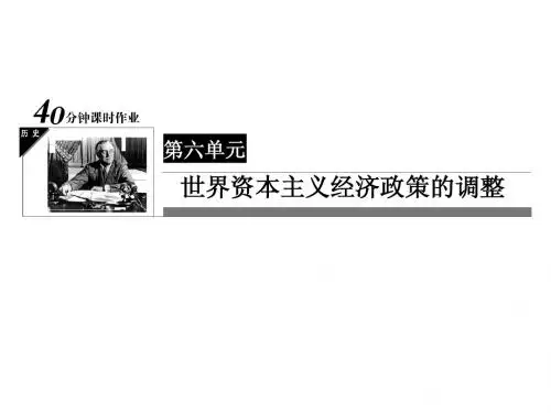 人教版历史必修二：6-19《战后资本主义的新变化》ppt课件