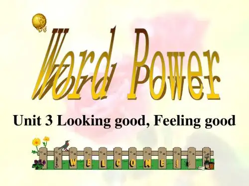 译林牛津版高中英语Module 1 Unit 3 word power 教学课件 (共27张PPT)
