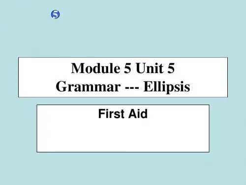 【最新教师用书】2013-2014学年高中英语必修五：Unit 5 First aid同步课件5-2