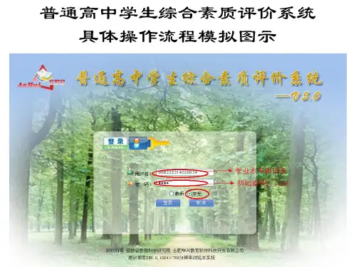 普通高中学生综合素质评价系统(1)(1)