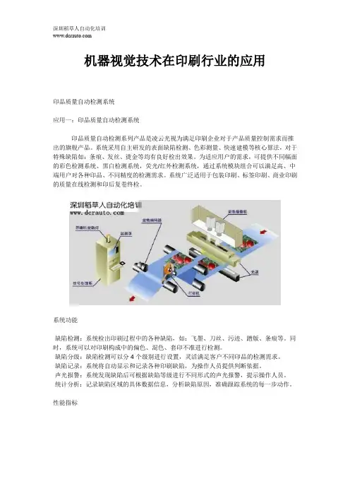 机器视觉技术在印刷行业的应用