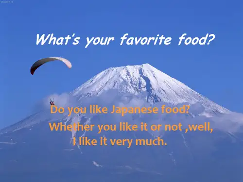 What’s your favorite food