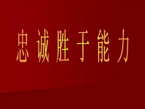 20100318宏蜂公司 忠诚胜于能力