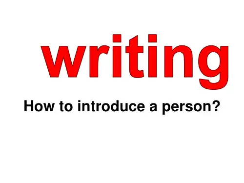高考英语二轮专题复习：Howtointroduceaperson课件(共23张PPT)