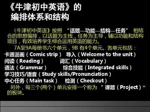 牛津初中英语教材简介